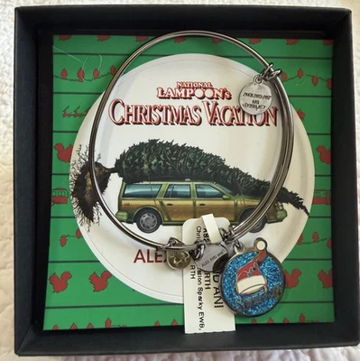 NUEVO Alex and Ani National Lampoon Navidad Vacaciones Sparky Pulsera Foto 1 de 4