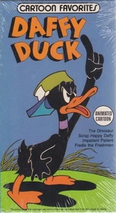 Cartoon Favorites: Daffy Duck VHS CASSETTE TAPE Dinosaur Scrap Impatiet SEALED - Picture 1 of 1