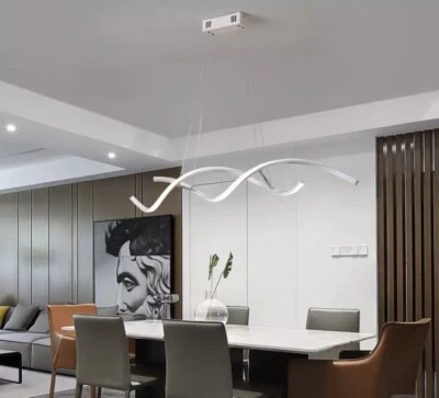 UNIVERSO LED Lampadario Moderno Led Onde Luce Fredda 6400k