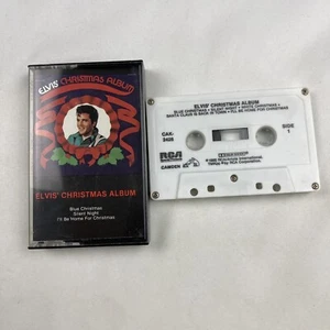 Elvis' Christmas Album Vintage Cassette Tape RCA 1985 - Picture 1 of 2