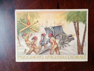 1° REGGIMENTO ART. COLONIALE , RARA!!!! - Foto 1 di 2