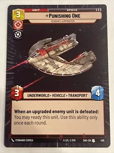 Star Wars Unlimited - Punishing One - Dengar's Jumpmaster (Hyperspace) 406 - Picture 1 of 2