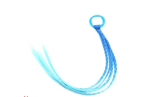 Bule de blue Twist Braid Hair Rub Dirty Ponytail Elastic Hair Band - Picture 1 of 27