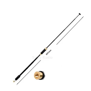 Antennes télescopiques double bande mâles AL-800 SMA pour talkie-walkie Yaesu VX-6R VX-3R - Photo 1/6