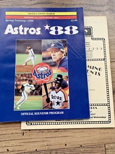 1988 Houston Astros Spring Training Program, Nolan Ryan - Picture 1 of 8