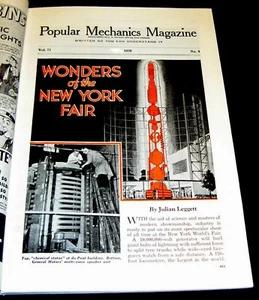 NEW YORK WORLD’S FAIR 1939 WONDERS & EXPONATE PRE-FAIR PICTORIAL US STEEL DUPONT - Bild 1 von 2