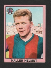 Italy MIRA 1967-68 issue BOLOGNA player HALLER HELMUT card CALCIATORI