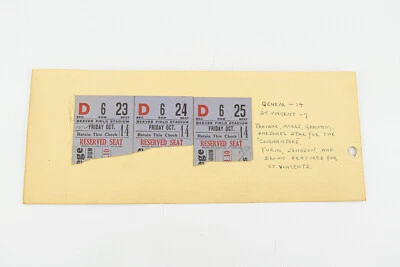 Geneva College Vs. St. Vincent College Football Ticket stubs October 1 1932 - Image 1 of 4