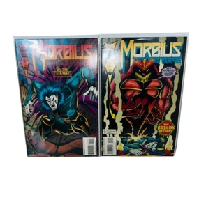 1994 Marvel Comics Midnight Sons MORBIUS DER LEBENDE VAMPIR #19 & 24 1. Druck - Bild 1 von 12