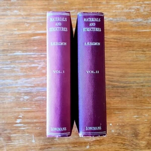 Materials And Structures A Textbook For Engineering Students - E. H. Salmon 1948 - Picture 1 of 15