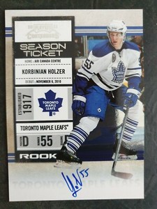 2010-11 Playoff Contenders #164 Korbinian Holzer AU RC 