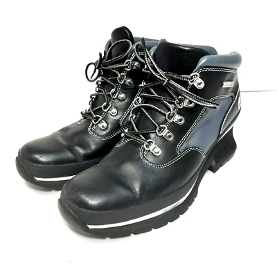 TIMBERLAND черный и серый лодыжки Chelsea ботинки - шнурует вверх - 19342 женский размер 8,5 - Изображение 1 из 4