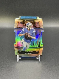 Jared Goff 2021 Panini Select #13 Silver Prizm Die Cut Detroit Lions Concourse - Picture 1 of 3