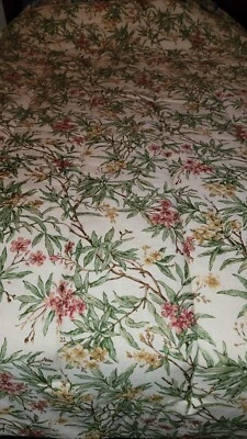 Chaps Ralph Lauren Full Queen Comforter Key Biscayne Floral Corded Cotton - Image 1 of 4