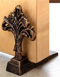 "FLEUR-DE-LIS"" GUSSEISERNER TÜRSTOPPER ** NEU IM KARTON" - Bild 1 von 6