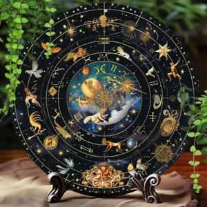 Zodiac Aluminum Wall Hanging Sign. Astrological Symbols. Conversation piece! - Picture 1 of 24