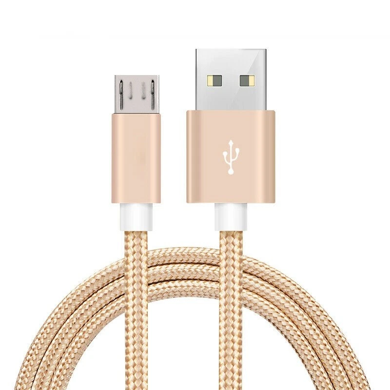 10Ft Micro USB Fast Charger Data Sync Cable Cord For LG HTC Android Samsung - Image 1 of 4
