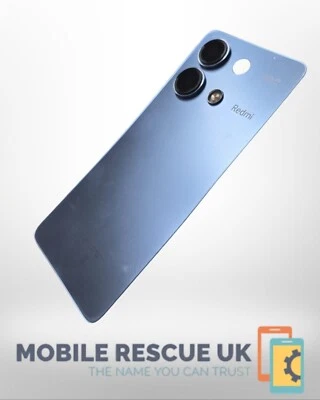 Tapa Trasera Batería Original Cristal Para Xiaomi Redmi Note 13 23124RA7EO AZUL Foto 1 de 2