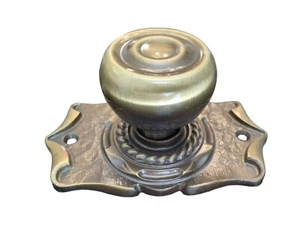 Vintage Brass Amerock Antique English Stationary Door Knob NIB Old Stock - Picture 1 of 5