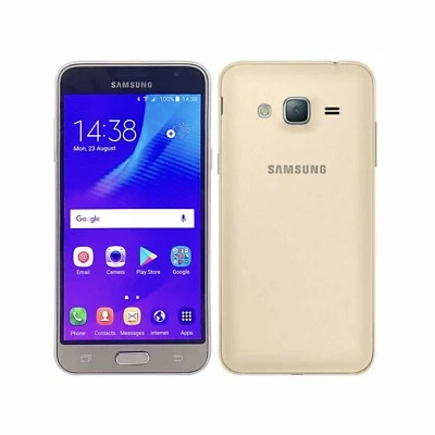 Samsung Galaxy J3 2016 J320FN Android Mobile Phone Unlocked 8GB White SIM Free - Image 1 of 4