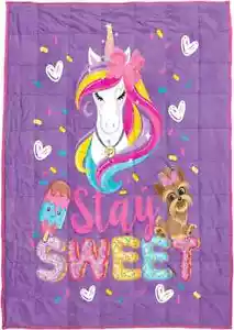 Nickelodeon JoJo Siwa Stay Sweet Weighted Blanket 5 lbs 40" x 60" - Picture 1 of 2