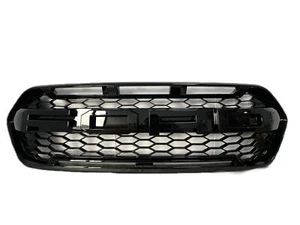 Fit For Ford Transit Custom 2018-2023 Raptor Style Front Grill Glossy Black - Picture 1 of 4