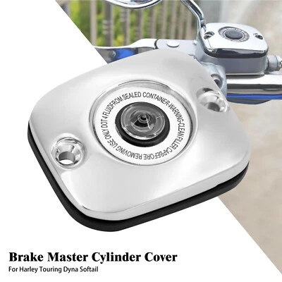 Chrom Hauptbremszylinder Abdeckung Für Harley Softail Standard Deluxe 2006-2014 - Bild 1 von 4