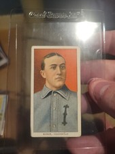 1909-1911 T 206 Tobacco Baseball Card BURKE Indianapolis Sweet  Caporal BEAUTY!!