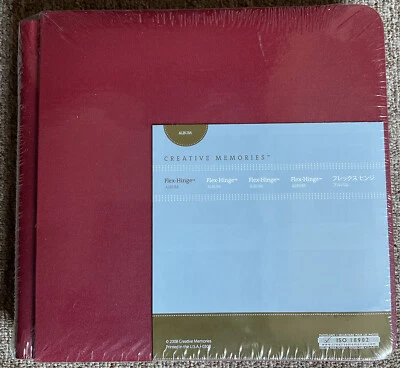 Brand New - Unopened - Creative Memories Bookcloth 8x8 Album Cover - Ruby Red - Image 1 of 3