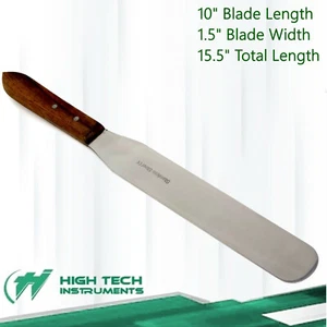 Cake Spatula Icing Spreader Stainless Steel Decorating 10" Blade (Free Ship) - Picture 1 of 3
