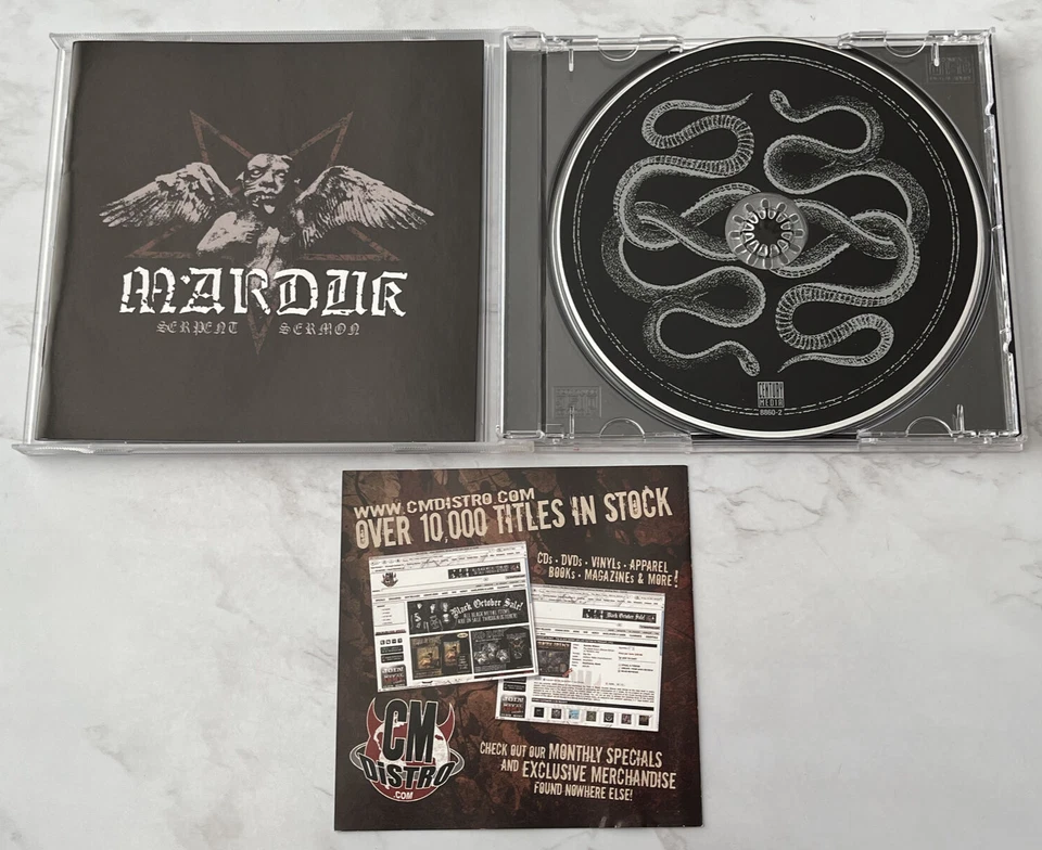 Marduk Serpent Sermon CD ORIGINAL 2012 Century Media 8860-2 Behemoth, Nile RARE! - Imagem 1 de 4