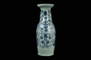China 19. Jh. Goße Bodenvase -A Large Chinese Baluster Vase Cinese Chinois Qing - Bild 1 von 13