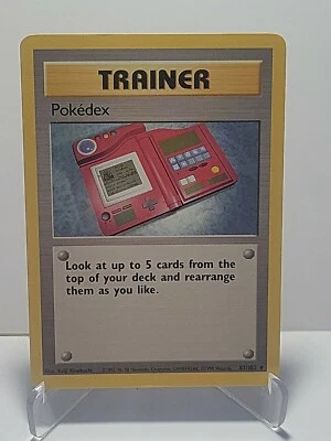 Pokedex 87/102 Pokemon Base Set Uncommon Trainer LP Used See Pictures - Image 1 of 4