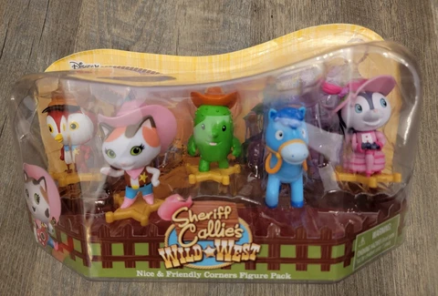 Disney Junior Sheriff Callie Wild West Nice & Friendly Corners Figure Pack NEW Cover