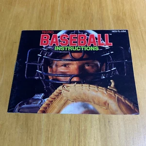 Nintendo NES MANUAL ONLY - NTSC - Tecmo Baseball - Picture 1 of 2