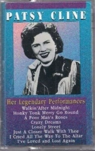 Patsy Cline Her Legendary Performance Cassette Crazy Walkin After Midnite - Picture 1 of 1