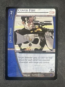 VS System TCG MOR-183 Cover Fire Marvel Origins 1st Ed NM/LP - Picture 1 of 2
