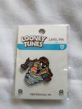 Warner Bros Looney Tunes Tasmanian Devil 1.25 x 1.25 Inch Enamel Lapel Pin