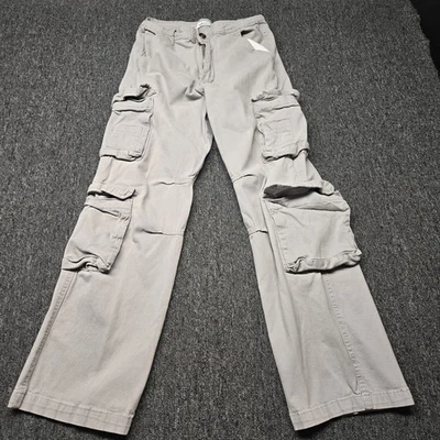 Rue21 Cargo Pants Men’s L 30x29 Gray Utility Pocket Stretch Casual Streetwear - Image 1 of 4
