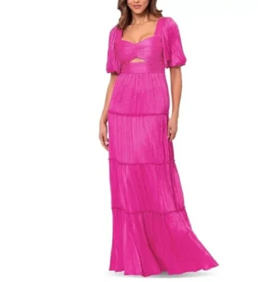 Vestido AQUA plisado recorte línea A precio de venta sugerido por el fabricante $308 Foto 1 de 4