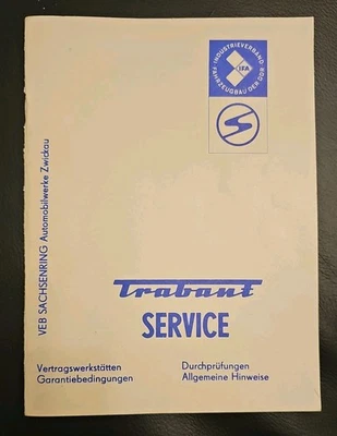 Trabant Service & Anleitungsheft ● VEB Sachsenring ● 1 Eintragung ● Top Zustand  - Bild 1 von 4