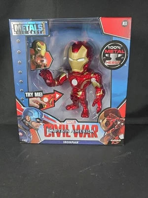 Figura Ironman Jada Metals Die Cast 6" M55 Ilumina 2016 Marvel Guerra Civil Foto 1 de 4