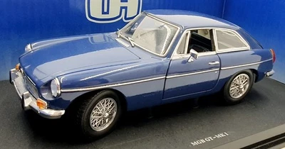 Universal Hobbies 1/18 Scale 4450 - MG MGB GT MK1 4 Cylinder - Mineral Blue - Image 1 of 4