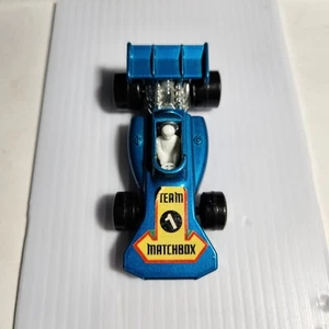 Matchbox Team MB 1973 No. 24 Superfast Car #1 Azul Metálico Paquete de Regalo G-4 Suelto - Imagen 1 de 6