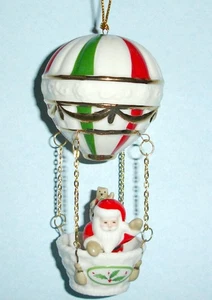 Lenox Santa's Christmas Hot Air Balloon 2025 Ornament 5.25"H #897729 New - Picture 1 of 7
