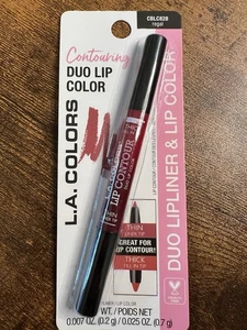 L.A. Colors Regal Lip Contour 2-in-1 Duo Lipliner and Lip Color CBLC828 - Picture 1 of 2