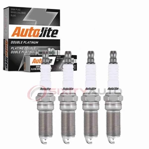 4 pc Autolite Double Platinum Spark Plugs for 2016-2019 Chevrolet Camaro bw - Picture 1 of 5