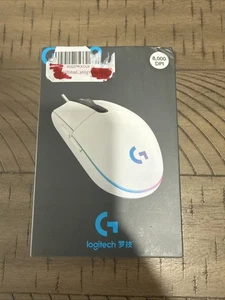 Logitech G102 Gaming Mouse 8000 DPI Wired 6 Programmable Buttons New - White - Picture 1 of 3