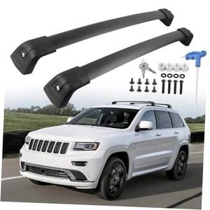Roof Rack Cross Bars Compatible with Grand 2011-2021 Jeep Grand Cherokee - Picture 1 of 8