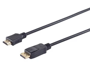 S-IMPULS DisplayPort 1.2 Adapterkabel HDMI-A 4K 2m - Bild 1 von 1